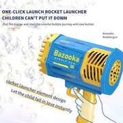 Bazooka Bubble Gun – 69-Hole Bubble Blaster | مسدس فقاعات بازوكا بـ 69 فتحة